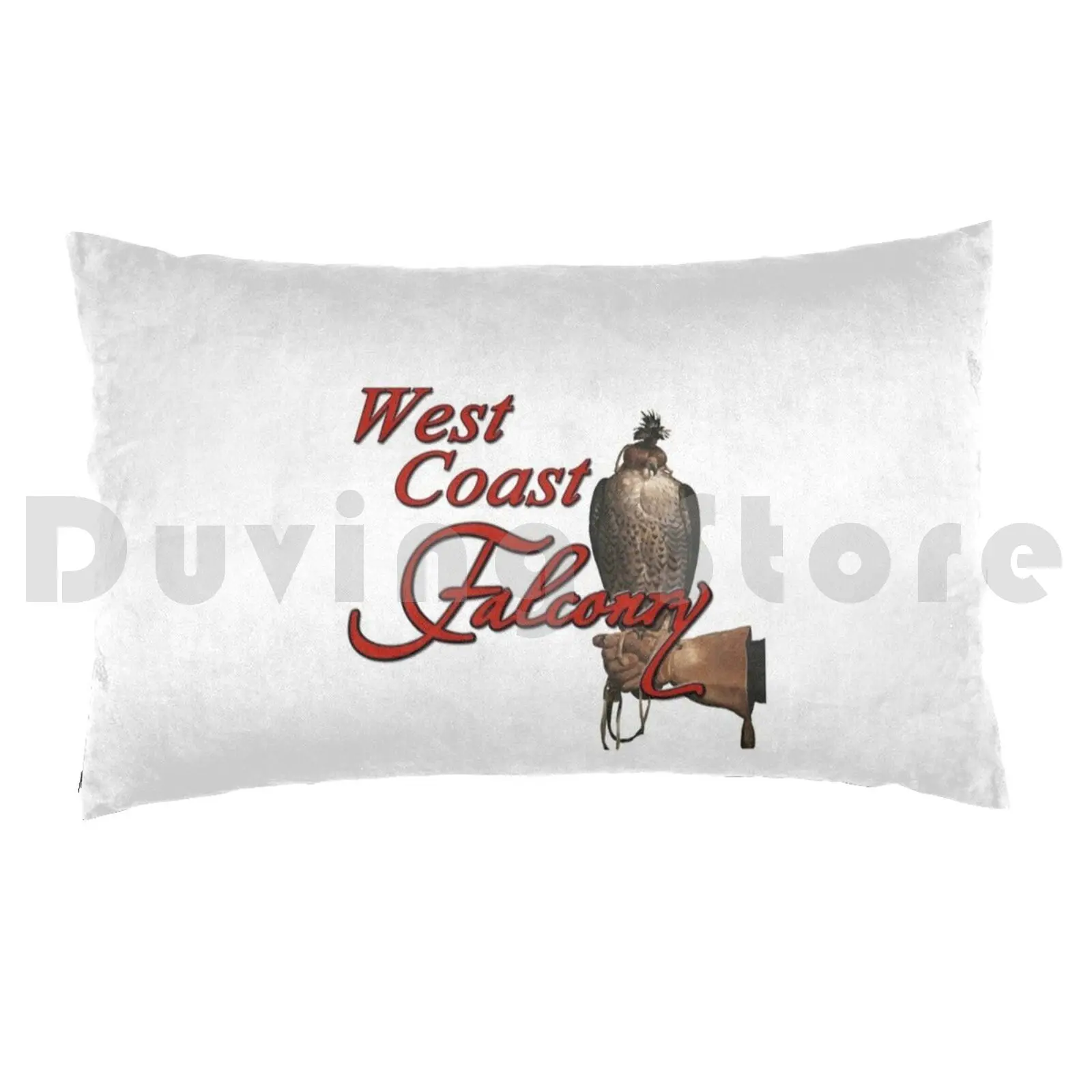 Our Original Logo Pillow Case 20*30 Inch Falconry West Coast Falconry Falcons Hawks