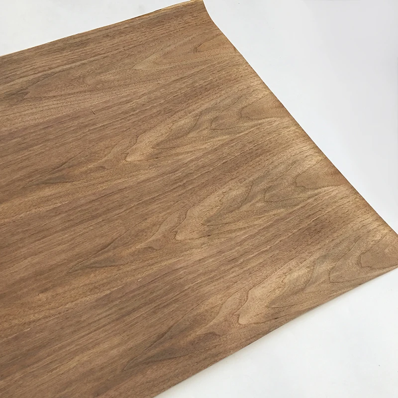 Craft Paper Back Natural American Walnut Veneer 2500MM*600MM for Kitchen Workshop