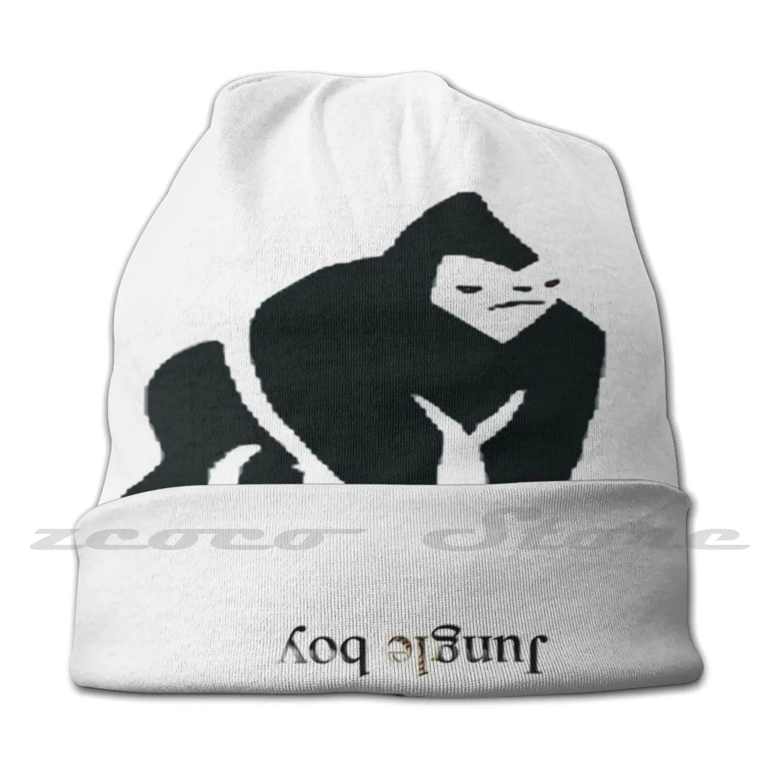 Chimpanzee Knit Hat Hedging Cap Soft Elasticity Outdoor Sports Leisure Chimpanzee Chimpanzee Face Kids Sleeveless Maternity