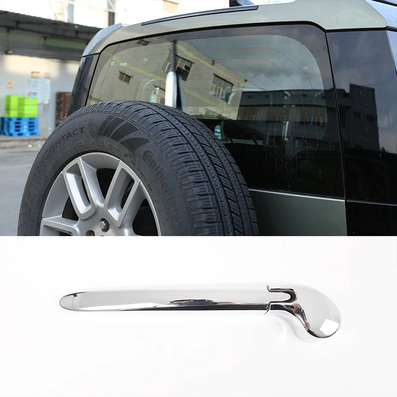 2 PCS  ABS Chrome Rear Wiper Cover Strip Protection Decoration Casing Car Accessories For Land Rover Defender 90 110 2020-2022