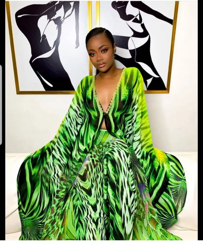 

African Dresses for Women 2021 Two Piece Set Summer Clothes Dashiki Boubou Robe Africaine Femme Dress Sets Pants Suits