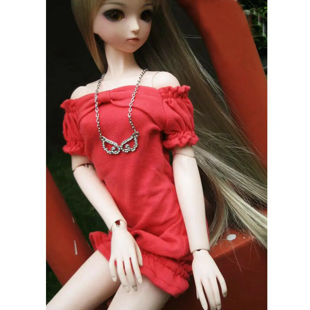 

[wamami] 108# Black/White/Red Clothes/Dress 1/4 MSD 1/3 1/6 SD DZ AOD BJD Dollfie