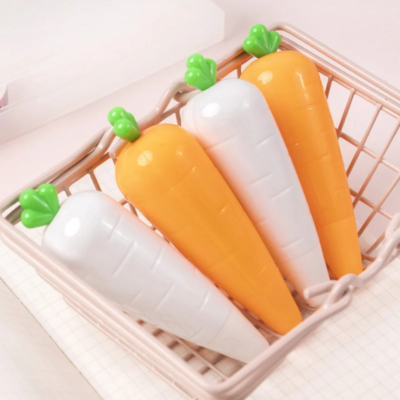 

1pc Cute Carrot Vegetable Correction Tape Office School Supplies Cartoon Kawaii Student Creative Stationery Random