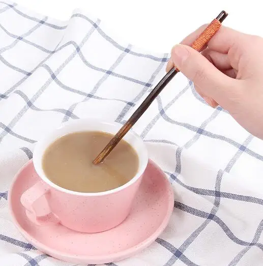 

Creative long-handled coffee mixer 20cm milk tea cocktail mixer stick stick honey stir