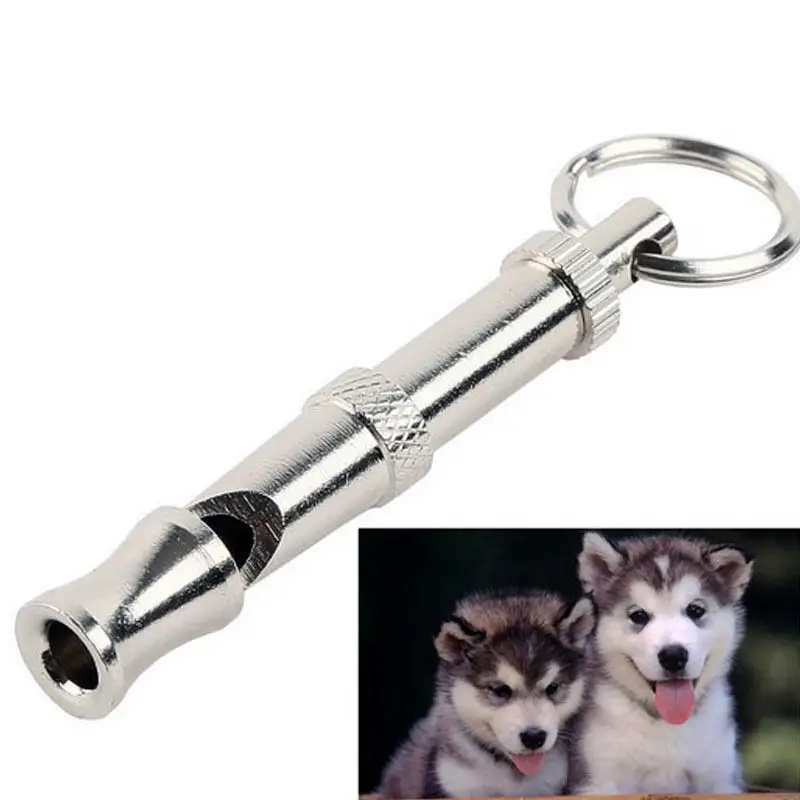 New Pet Dog Ultrasound Whistle Two-tone Ultrasonic Flute Stop Barking Ultrasonic Sound Repeller Cat Training