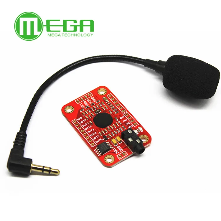 1set Voice Recognition Module V3 Speed Recognition compatible with Ard for Arduino Support 80 Kinds of Voice Sound Board