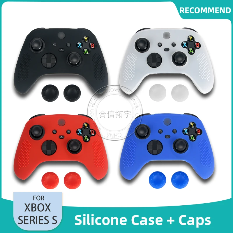 HOTHINK 1 Buah Casing Silikon untuk XBOX Seri X S Pengendali Antiselip Penutup Kulit Lunak untuk XBOX SX SS