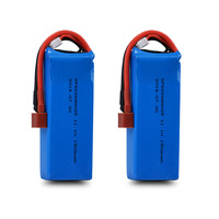 1 / 2pcs 3S 11.1V 1500mAh 25C LiPo Battery 3S Rechargeable Lipo Battery For WLtoys V950 RC Helicopter RC Toys Cars Airplane