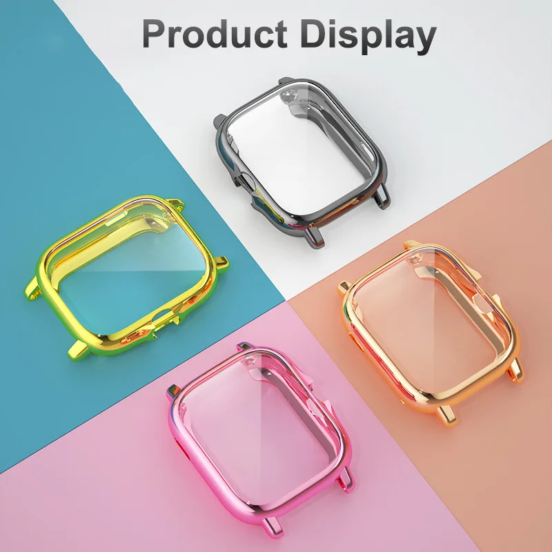 Amazfit GTS Strap With Case Xiaomi Amazfit GTS 3 2 Mini 20mm Band Bracelet Metal Protector GTS2 For Smart Watchband Accessories