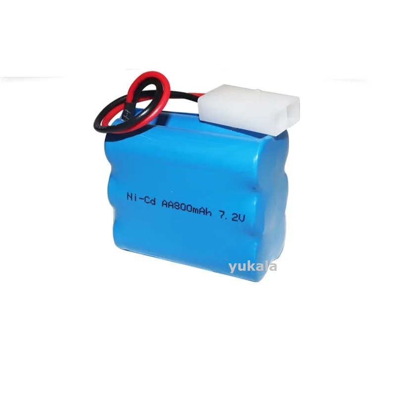 7.2V 800MAh NI-CD AA Pin/Củ Sạc USB Dành Cho RC Xe Tải/Ô Tô/Hengtai HT3826 3827 3832 2873 2874 2879 RC Thuyền/RC Xe Tăng Sơn Mô Hình Chuyên Dụng Tamiya Cắm