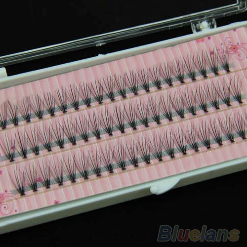 60 pc Individual Eyelashes Beams Mink False Eyelashes Cluster 3d Lashes Extension Grafting Fake Eyelashes Bunches Makeup