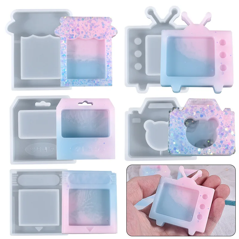 DIY House Camera Shaped Silicone Epoxy Resin Molds Shaker Mold Jewelry Moulds Jewelry Accessories