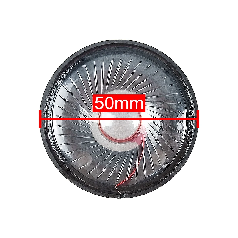 GHXAMP 50mm Headphone Speaker Headset Driver 32Ohm 112db Repair Parts 2pcs