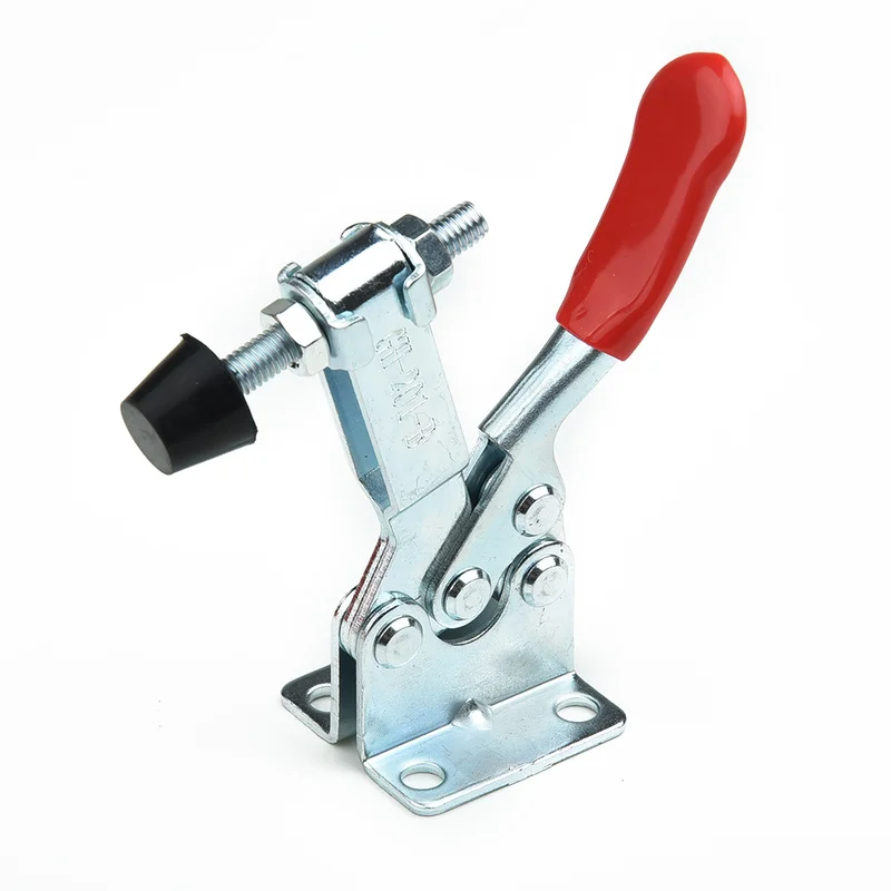 1 PCS/set Red Crank Clamp GH-201B 100kg Quick Release Tool Horizontal Clamp Manual Heavy Tool Accessories