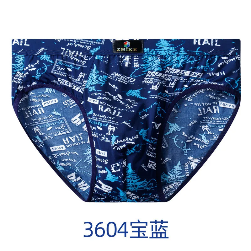 Popsicle men\'s triangle underwear fashion printing summer thin breathable sexy close fitting men\'s underwear