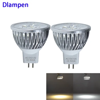 led mr16 spotlight 3W 12v 24v bulb light Aluminum shell high quality 60 degree energy saving lamp ceiling down-light 12 24 volt