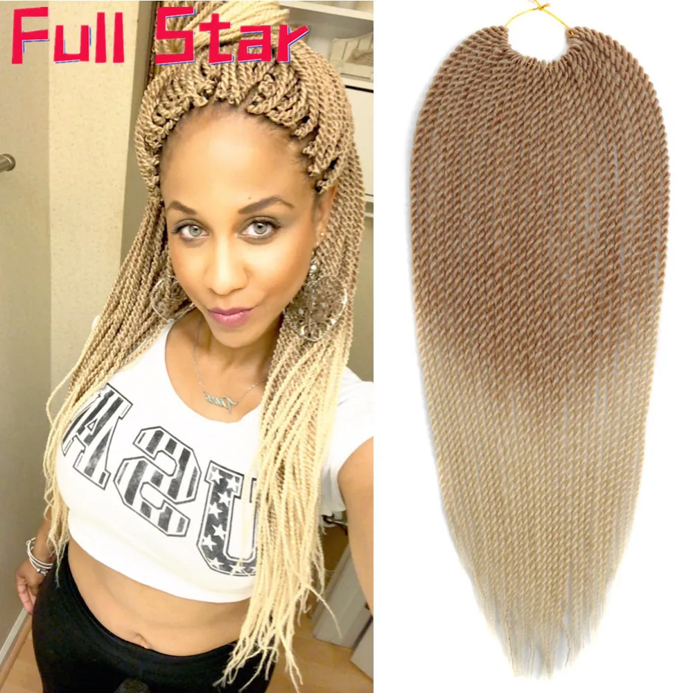 Full Star Synthetic Hair for Braid Senegalese Twist Crochet Braids 14“ 18