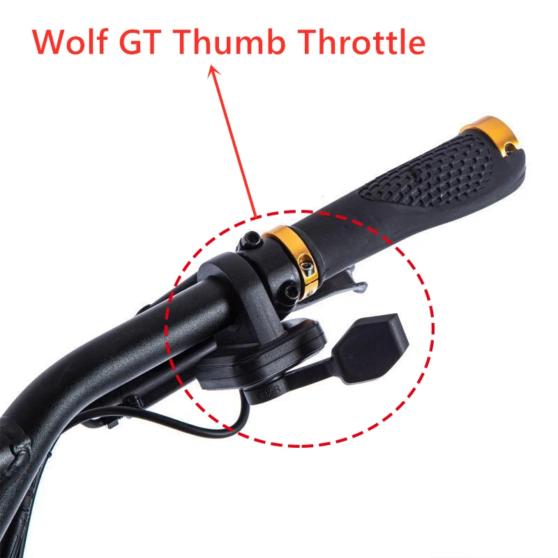 Original Thumb Throttle Accelerator for Kaabo Wolf GT Wolf Warrior King E-Scooter Parts Wolf King Wolf GT Scooter Spare Parts