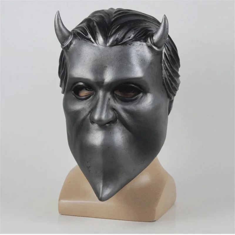 

Hot Game Ghost BC Rock Roll Band Cosplay Mask Nameless Ghoul Costume Props Helmet Adult Ghost B.C.Face Mask Cosplay