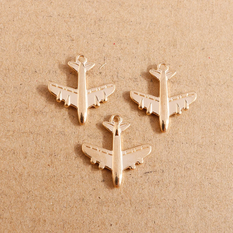 20*22mm 20 stücke Flugzeug Charms Flugzeug Anhänger Machen Halskette Armbänder Charms Schmuck Diy Handgemachte Accessoires – Detail 3