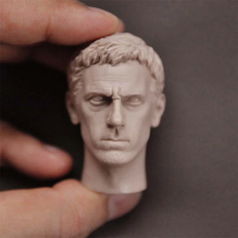 Blank 1/6 Scale Hugh Laurie Head Sculpt Unpainted Fit 12