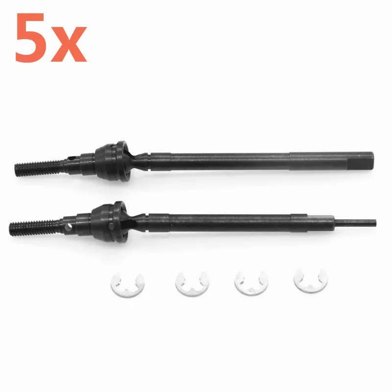 

5Sets CC02 Front Axle CVD Kit 54984 Upgrade Accessories For Models Tamiya Benz G500 Unimok RC Climbing Cars