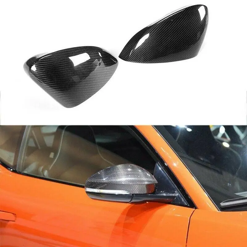 

Real Carbon Fiber Car Side Rear View Mirror Covers Caps Accessories Fit For Jaguar F-Type 2013-2016