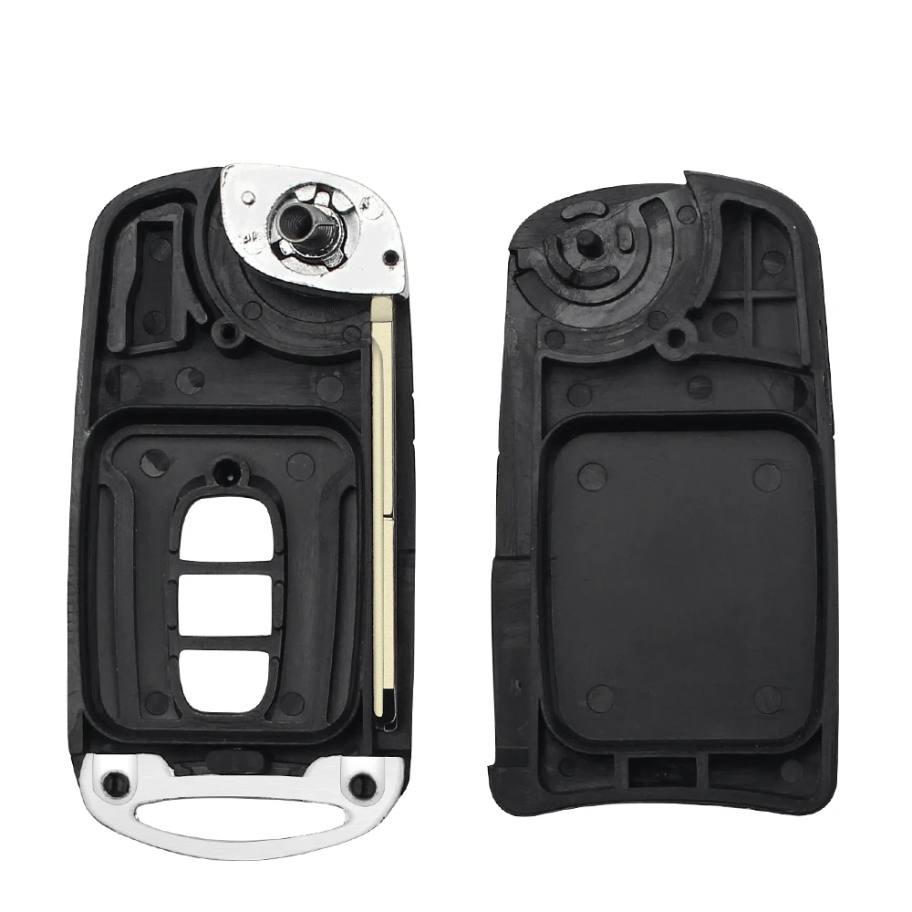 KEYYOU Modified Flip Folding 3 Buttons Remote Car Key Shell Fob Case For Chevrolet Captiva 2006-2009 Key Case Cover