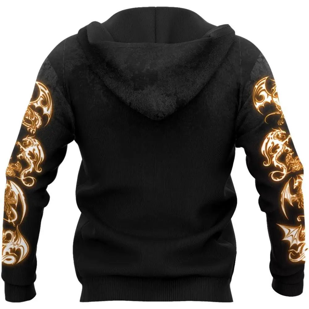 Sudadera con capucha dragón 3D Harajuku – estilo cosplay casual - imagen 5