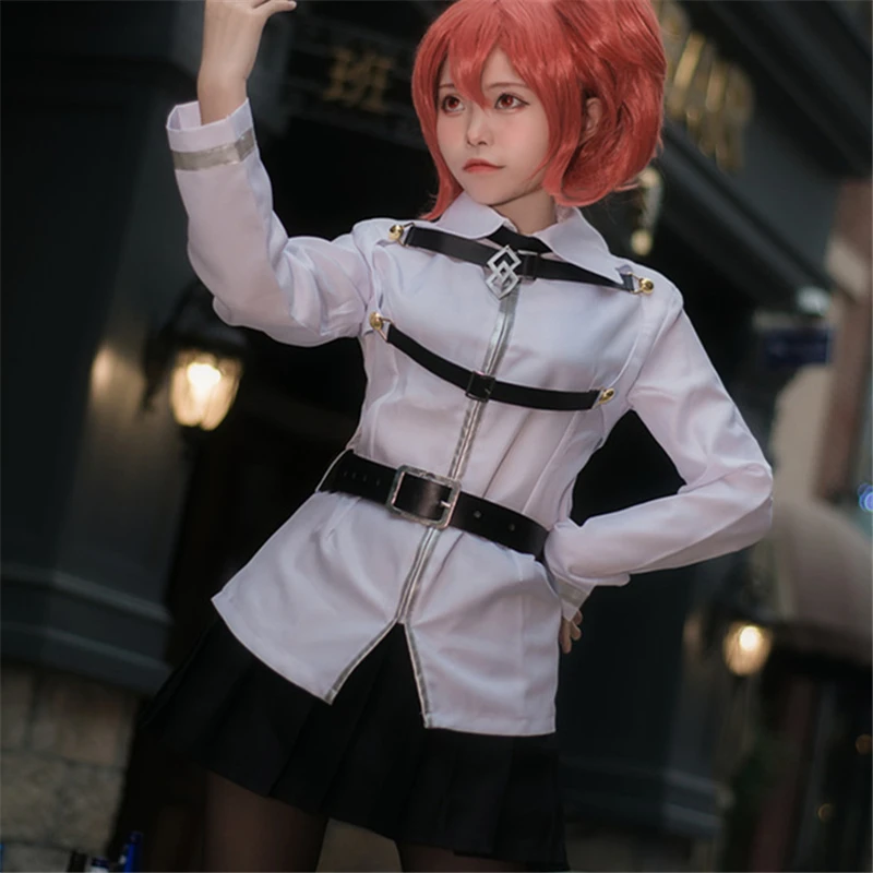 

Горячая Аниме игра Fate/Grand Order Косплей Fujimaru Ritsuka Cos мультфильм девушки волшебное платье Набор Хэллоуин Рождество Маскарад