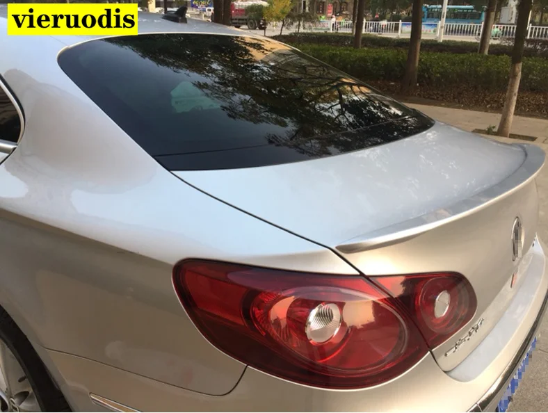 For 2009-2016 Volkswagen CC Spoiler High Quality ABS Material Car Rear Wing Primer Color Rear Spoiler For Modification spoiler