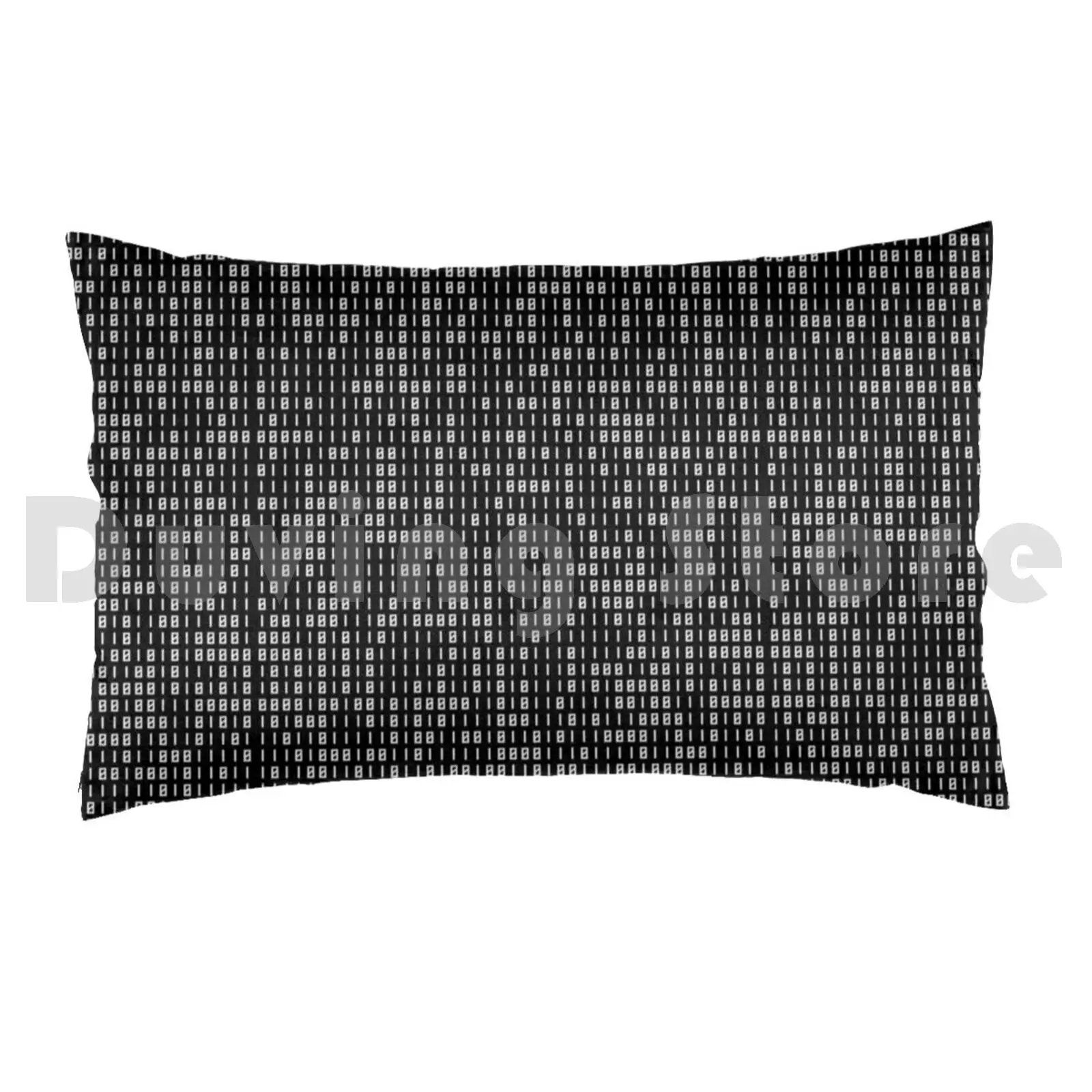 Hacker Pillow Case Printed 50x75 Science Binary Hacker Code Computer Matrix 0 1 Bitstream Geek It Programming