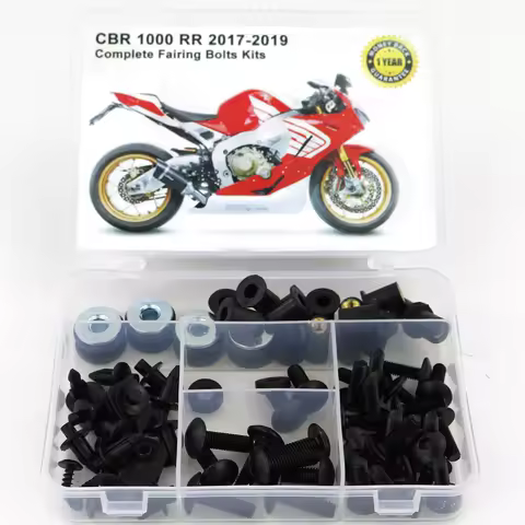 Fit For Honda CBR1000RR 2017 2018 2019 Motorcycle Full Fairing Bolts Kit Steel Clips Nuts Screws