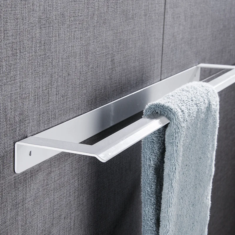 

Stainless steel towel bar bathroom towel rack bathroom pendant single rod simple modern bathroom pendant towel rack