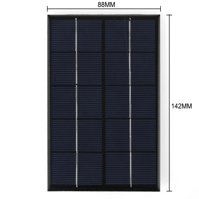 Panel słoneczny USB na zewnątrz 5W 5V przenośna ładowarka słoneczna szybka wspinaczka szybka ładowarka polikrzem podróż DIY generator ładowarki