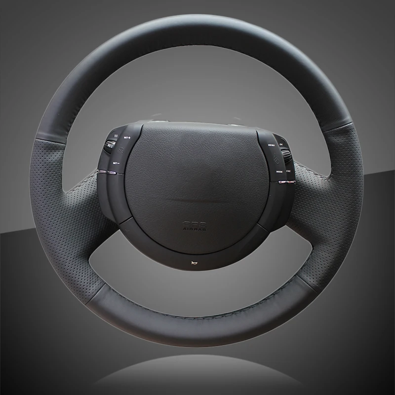 Custom Auto Braid On The Steering Wheel Cover for Citroen Triumph C4 2005-2010 Car Wheel Covers Interior Accessories Styling