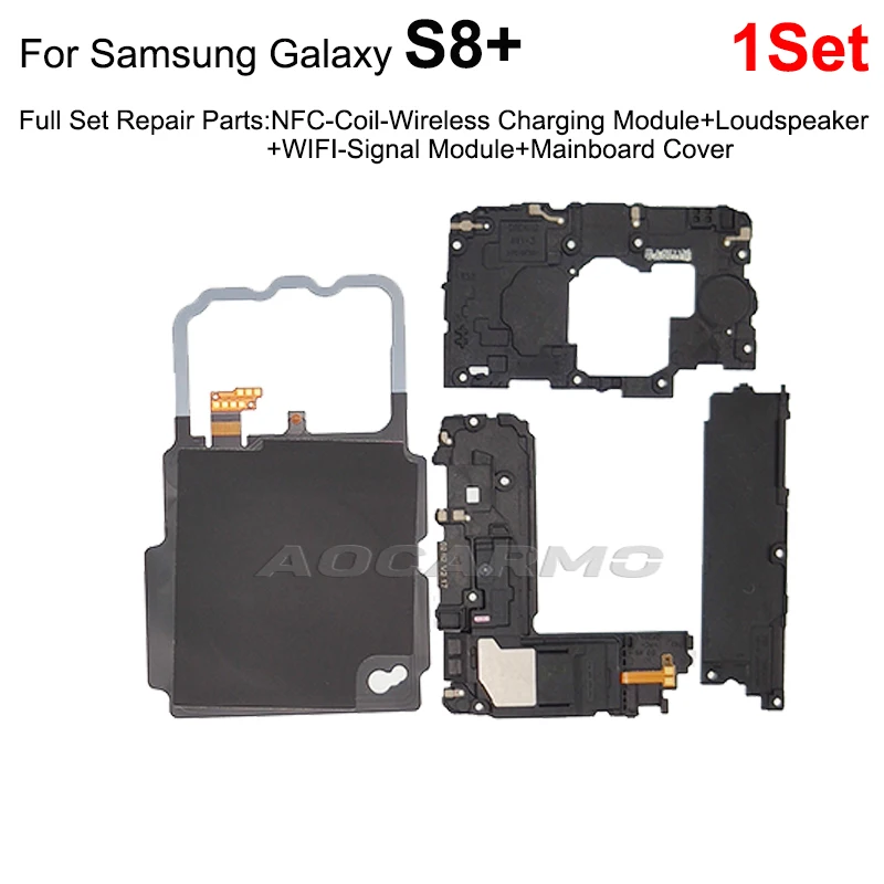 1Set Wireless Charging Coil NFC Module Loudspeaker Signal Antenna Flex For Samsung Galaxy S8 Plus S8+ Replacement Part