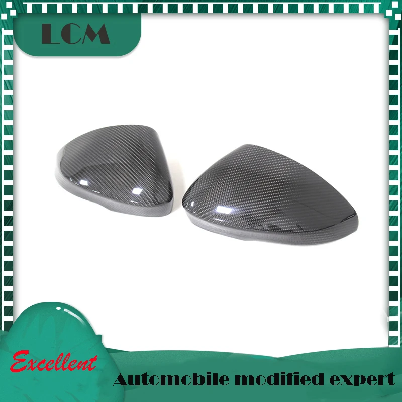 

2013 2014 2015 2016 2017+ For Jaguar F-TYPE Performance Add On Style Gloss Black Carbon Fiber Rear View Side Mirror Cover Sets