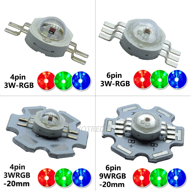 LED RGBステージライト,Rgbw,rgbw,rgbwy,rgbwyv,3w,4w,5w,6w,15w,18w,10w,xlm,カラフルハイパワービーズ、4ピン、6ピン、8ピン、10ピン、12ピン