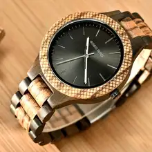 Wooden Men’s Watch with Luminous Hands #2