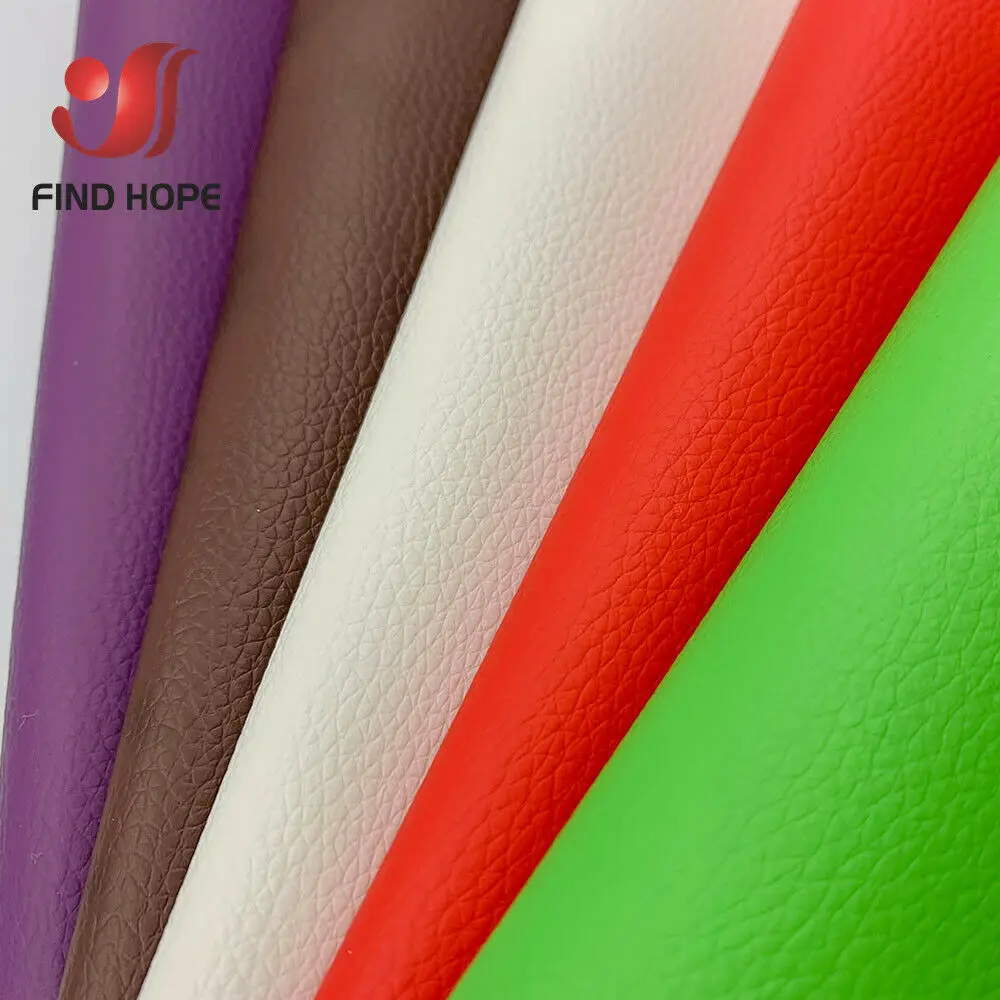 A4/20*120CM Litchi Print Leather Fabric For Earring Sewing Bag Clothing DIY Bow Material Waterproof Synthetic Sheet Roll