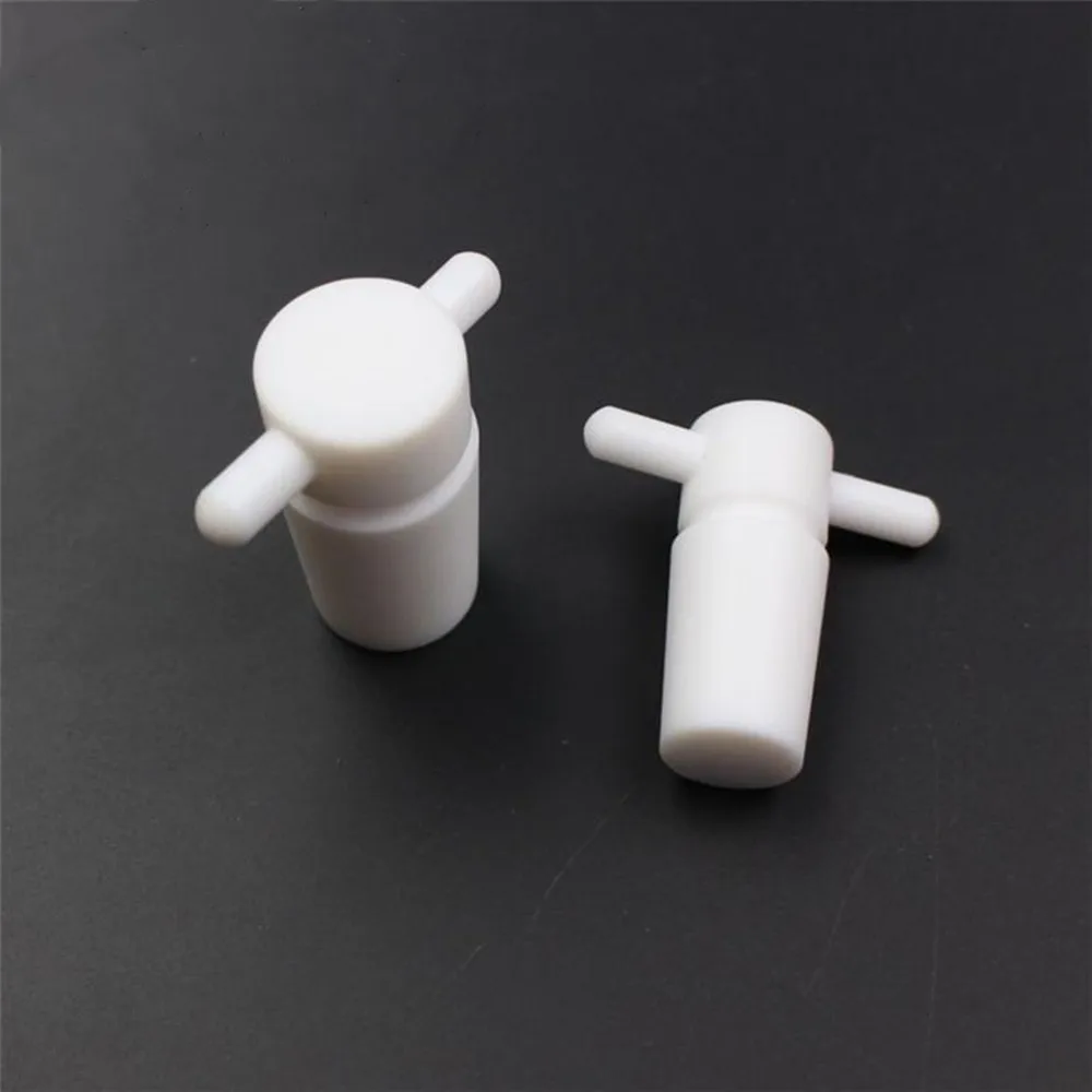 1pcs Lab 14/16/19/24/29/34# sealing plug PTFE solid stopper with handle for school experiment