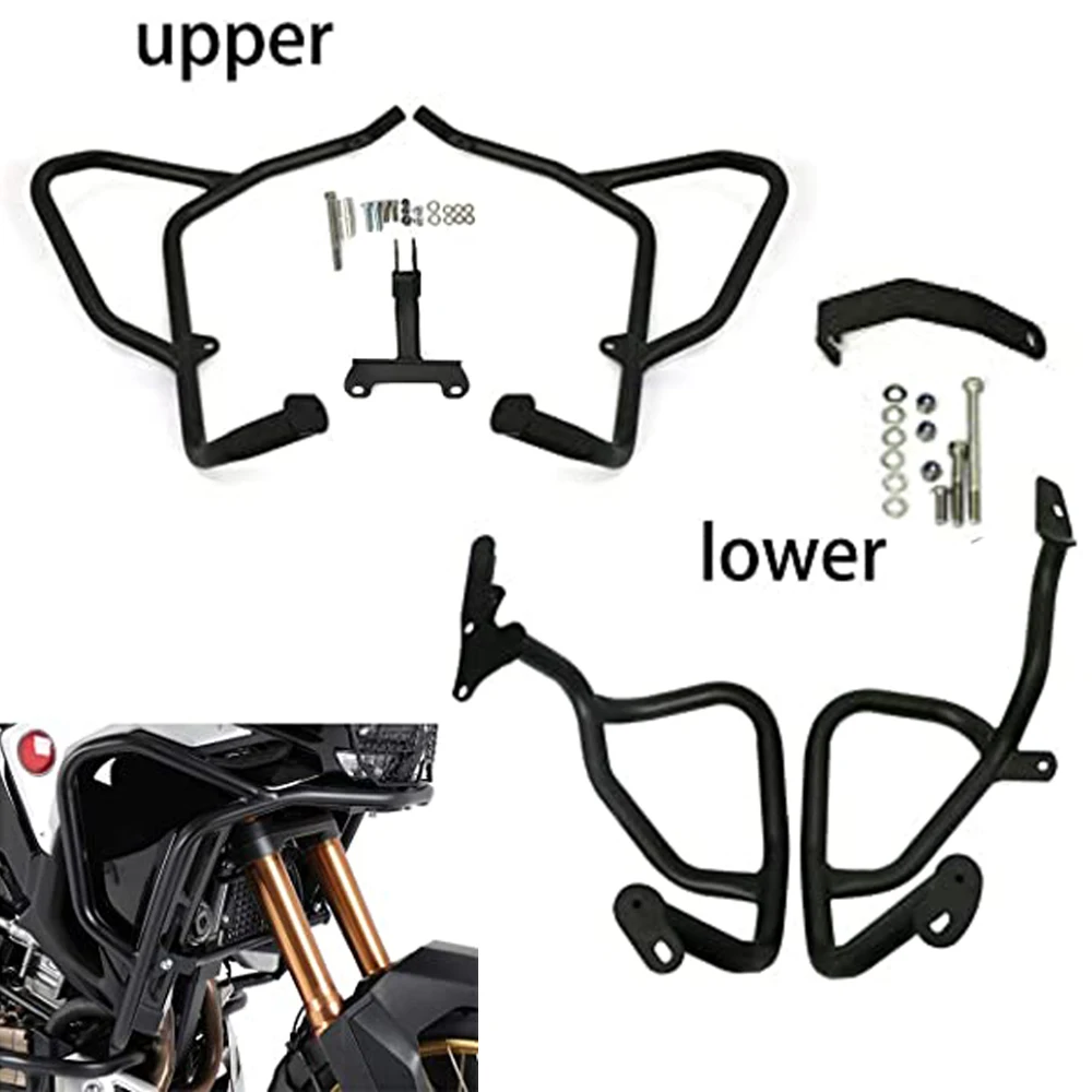 

For Honda CRF1100L CRF 1100 L Africa Twin Adventure Sports 2020-2023 Highway Crash Bars Engine Guard Bumper Stunt Cage Protector