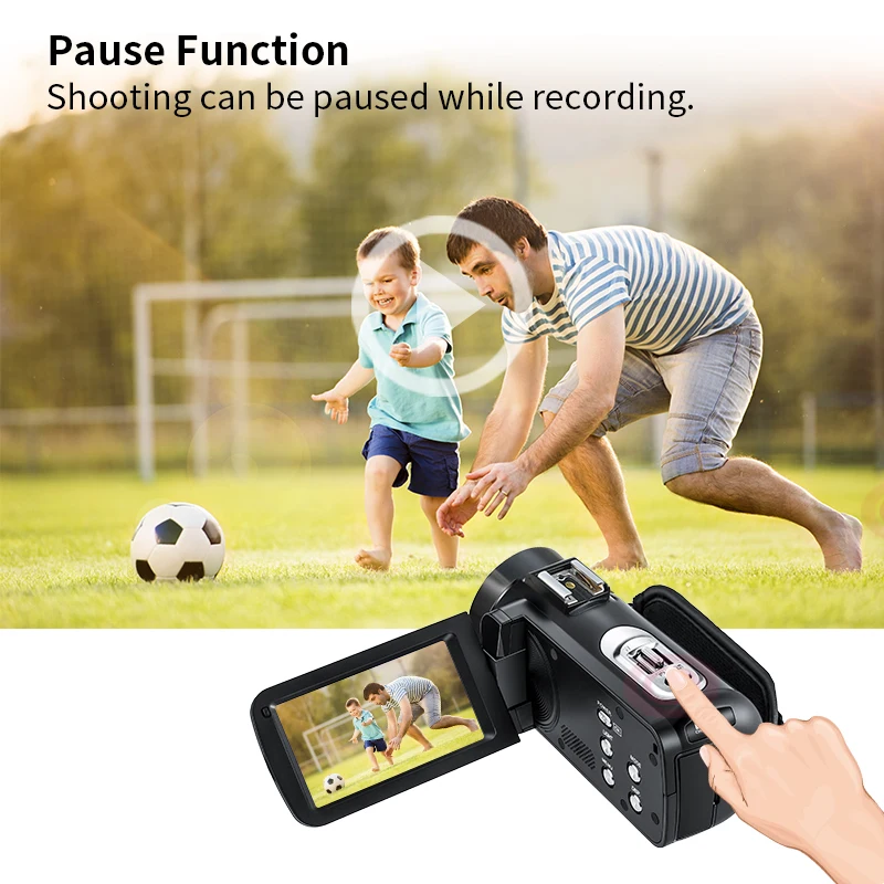 Video Camera Digital Camcorder Full HD Ordro Z20 1080P IR Night Vision YouTube Vlog Cameras for Blogger Shooting Home Use