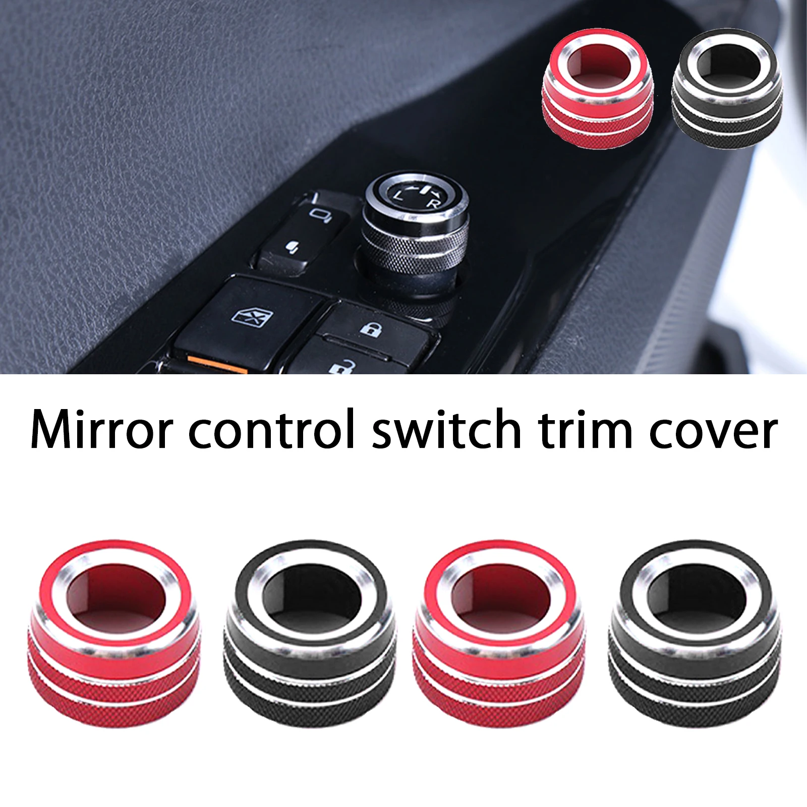 Car Mirror Control Switch Trim Cover For Toyota 2019 Corolla Camry 70 GR YARiS Cross Esquire Noah Voxy Avalon Granvia Venza 2020