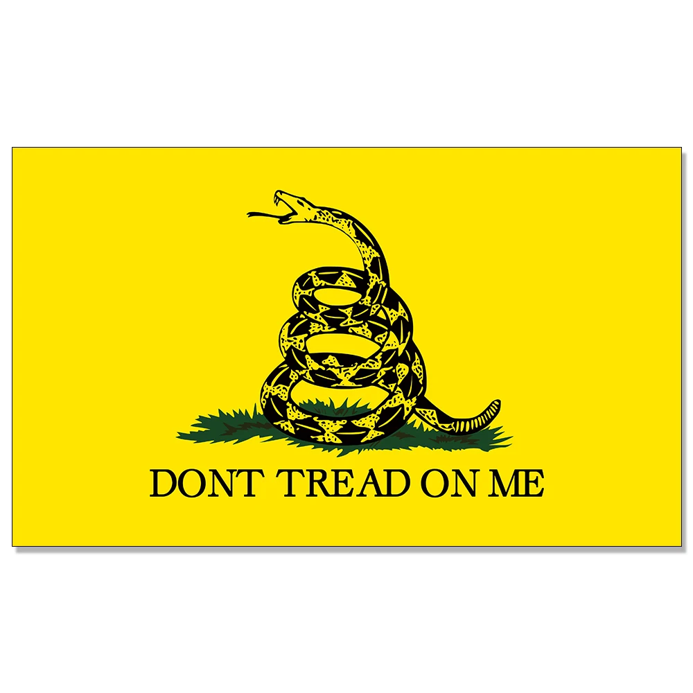 Cheap 3x5ft DONT TREAD ON ME Flag Snake For Decoration Indoor Or Out Door Polyester Advertising Promotion