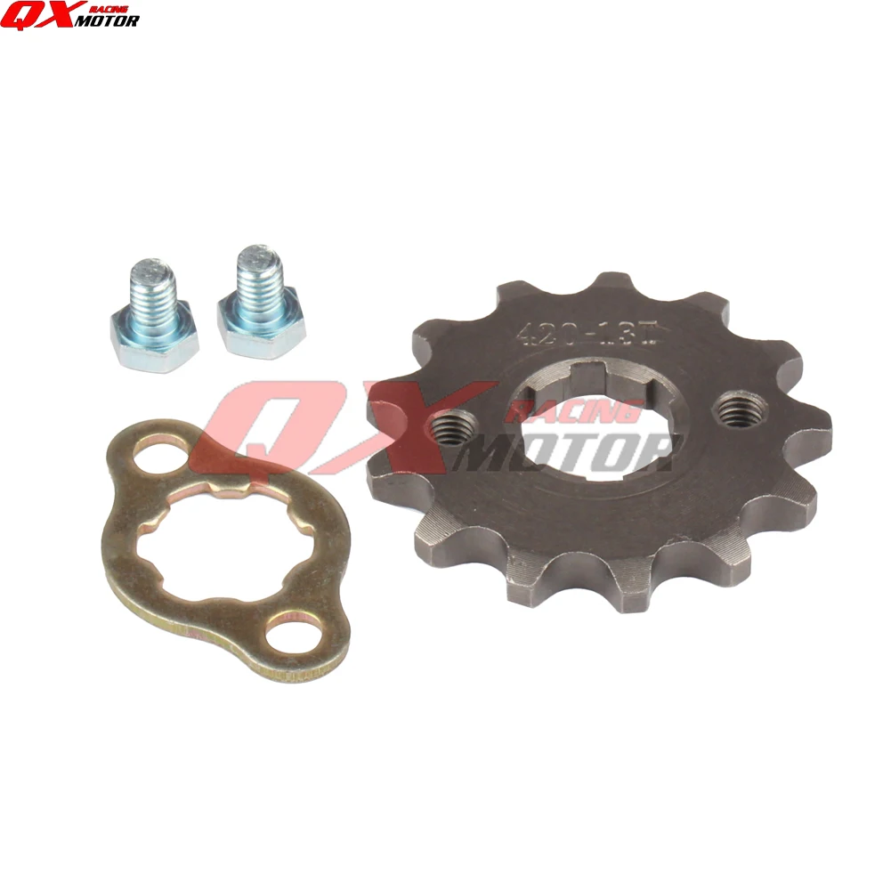 420 420H Chain 17mm 10 -19 Teeth Front Engine Sprockets For Taotao Kayo BSE Xmotos Apollo SSR 110 125cc Dirt Pit Bike ATV Quad