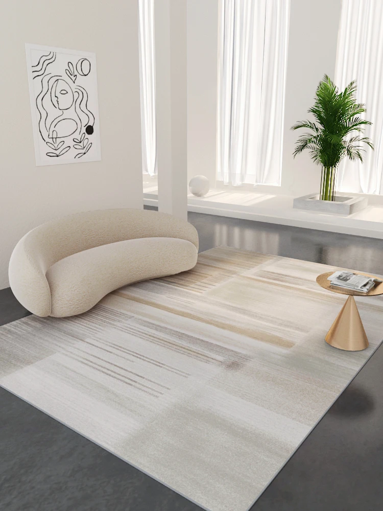 Modern Nordic Large Carpet Living Room Abstract For Study Room Bedroom Area Rug Custom Home Non-slip Bedside Table Mat