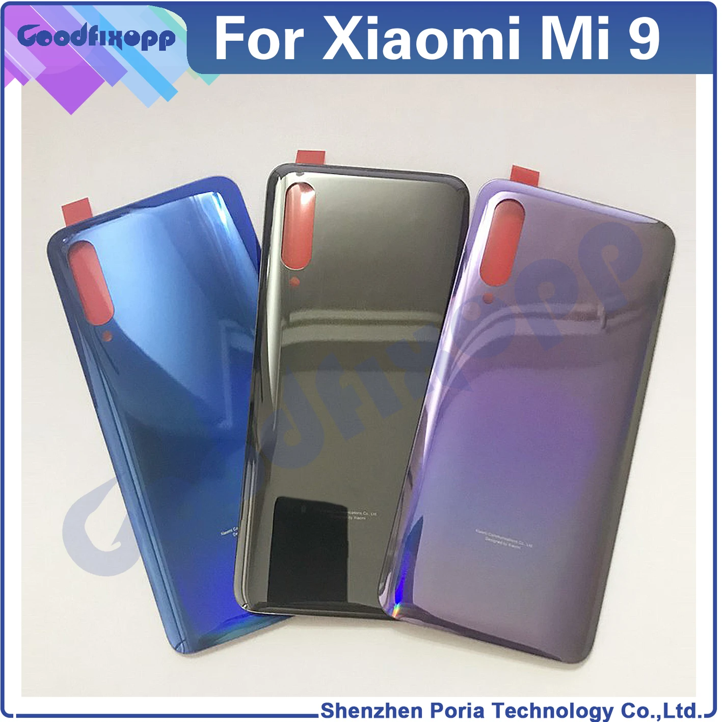 For Xiaomi Mi 9 Battery Back Cover Rear Case Cover Rear Lid Parts For Xiaomi Mi9 M1902F1G Cover Replacement