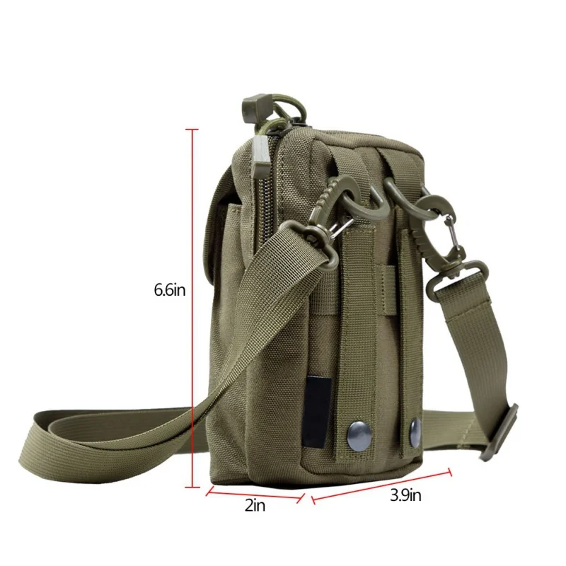 Outdoor 600D Nylon Camping Military Tactics Bag Camouflage Bag Pack Camp Mountaineer Travel Hunting Pouch